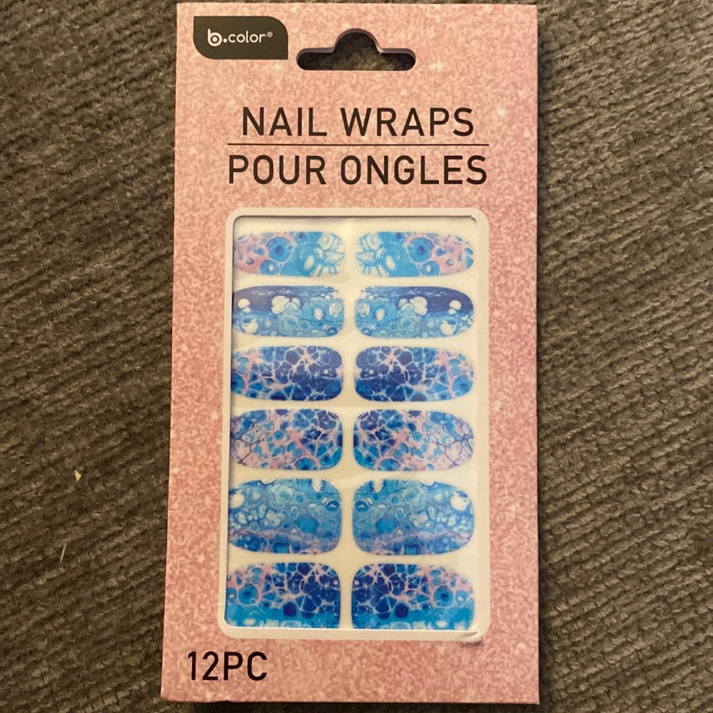 b+color 12pc NAIL WRAPS